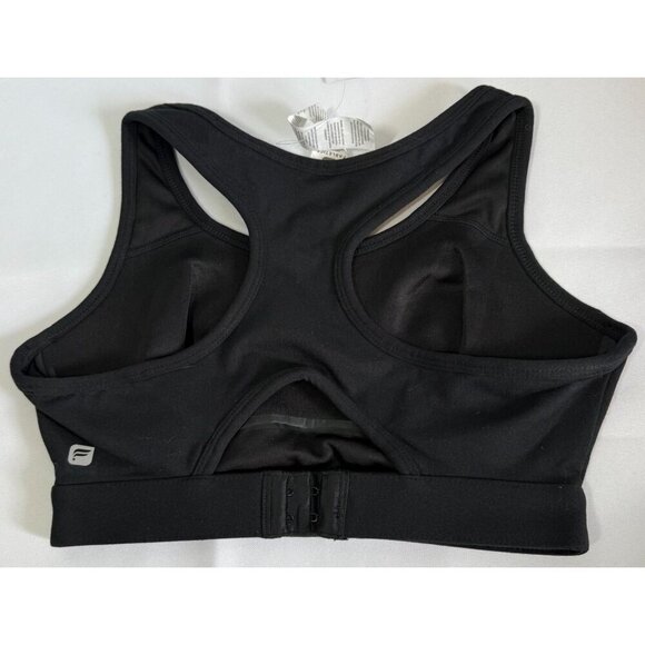 Fabletics Womens Syliva Medium Impact Sports Bra Black XS NEW - Picture 3 of 8